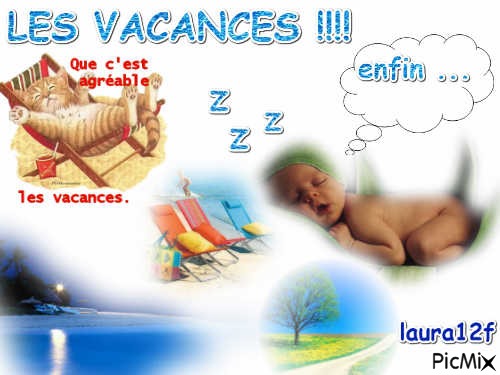 Les Vacances !!!! - 無料png