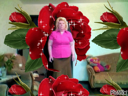 роза - Zdarma animovaný GIF
