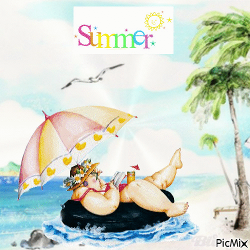 Sommer, été, summer - Gratis geanimeerde GIF