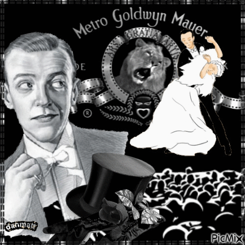 Hommage à Fred Astaire - Animovaný GIF zadarmo