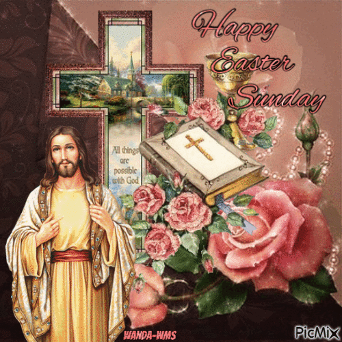 Easter-Sunday-Jesus - Darmowy animowany GIF