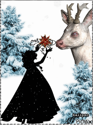 Winter fairy - Бесплатный анимированный гифка
