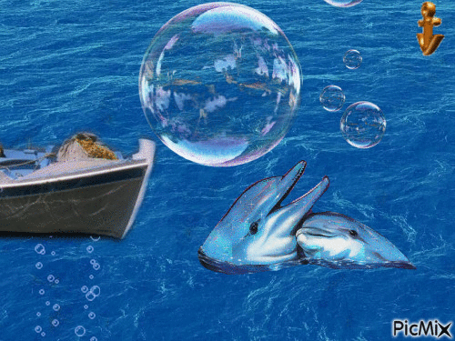 Mer agitée - Nemokamas animacinis gif