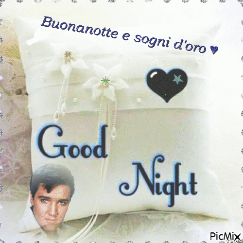 Buonanotte; Good Night; Bonne nuit ♥ - Free animated GIF