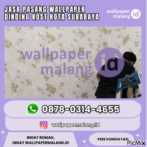 JASA PASANG WALLPAPER DINDING KOST KOTA SURABAYA - 免费PNG
