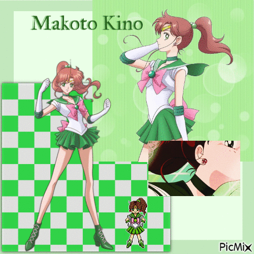 Makoto Kino! - Бесплатный анимированный гифка