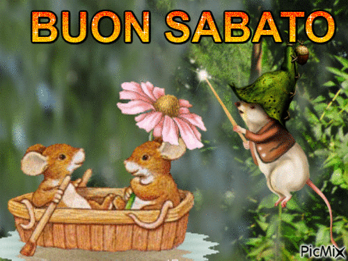 BUON SABATO - GIF animado gratis