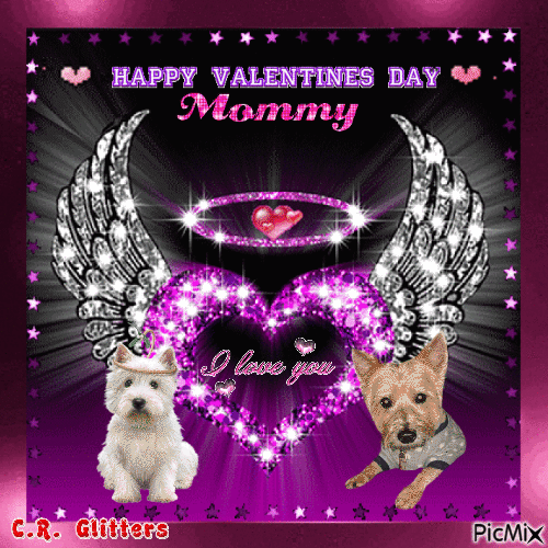 Happy Valentine's Day Mommy - GIF เคลื่อนไหวฟรี