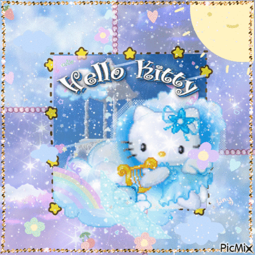 Hello Kitty  angel ❤️ elizamio - Бесплатный анимированный гифка