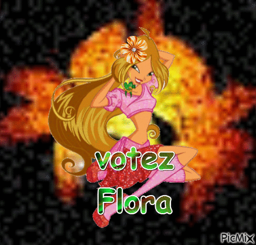 flora - GIF animé gratuit