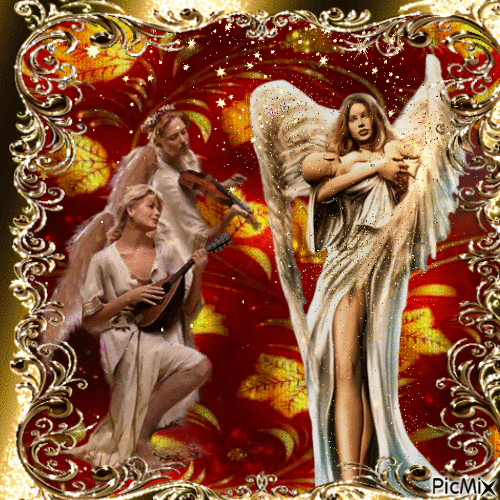 ángel dorado - Darmowy animowany GIF