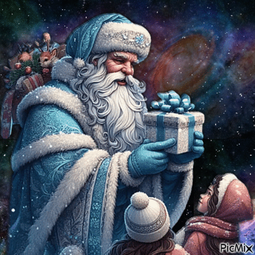 Santa wishes - Zdarma animovaný GIF