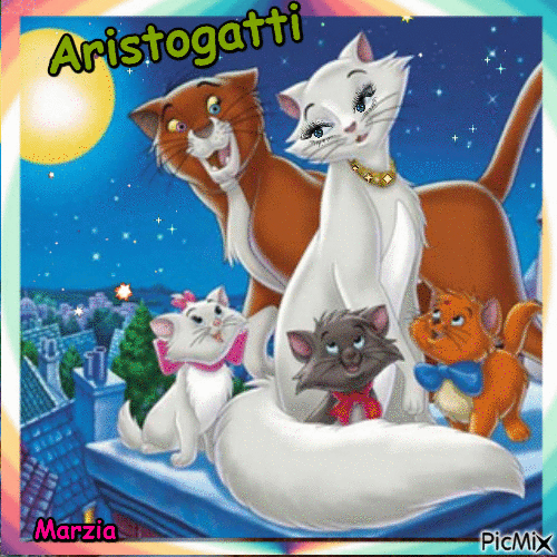 Gli Aristogatti - Bezmaksas animēts GIF