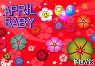 April Baby - GIF animasi gratis