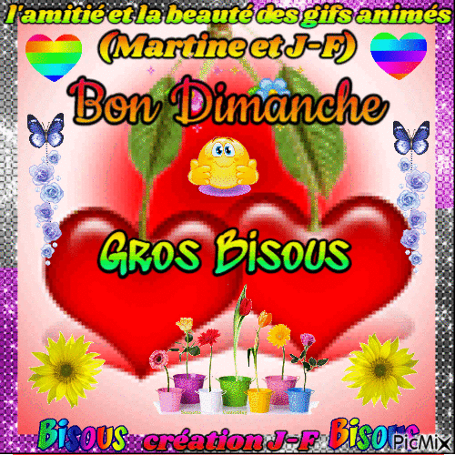 Bon Dimanche - Nemokamas animacinis gif