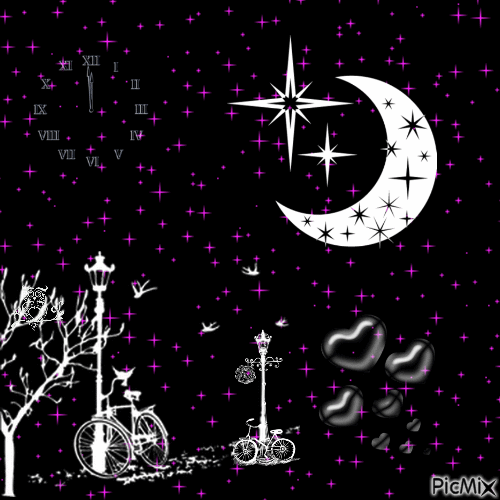 noc - Zdarma animovaný GIF