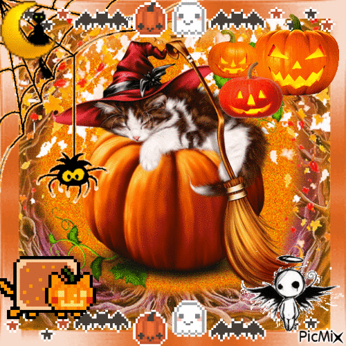 halloween time!! - Безплатен анимиран GIF
