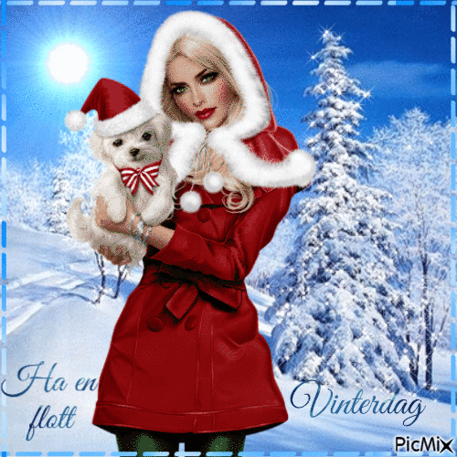 Have a great winter day - GIF animate gratis