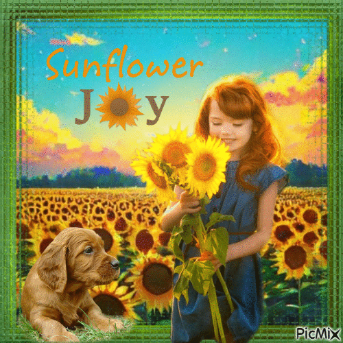 Sunflower Joy - 免费动画 GIF