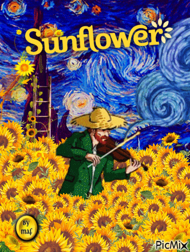 Sunflowers - Zdarma animovaný GIF