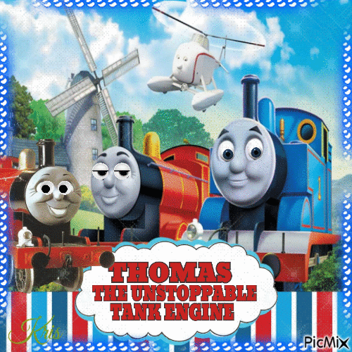 James - Thomas le petit train - Nemokamas animacinis gif