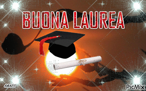 BUONA LAUREA - Δωρεάν κινούμενο GIF