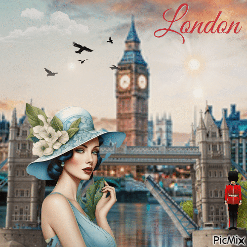 London. - Zdarma animovaný GIF