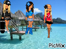 Playa Girls - Zdarma animovaný GIF