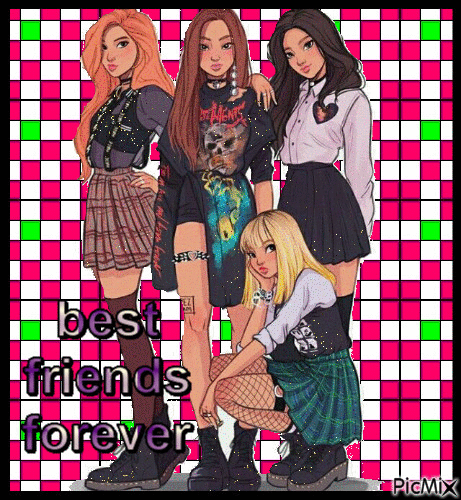 Best friends forever - Nemokamas animacinis gif