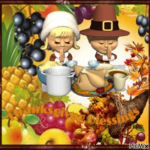 Herbst automne autumn thanksgiving - Free animated GIF