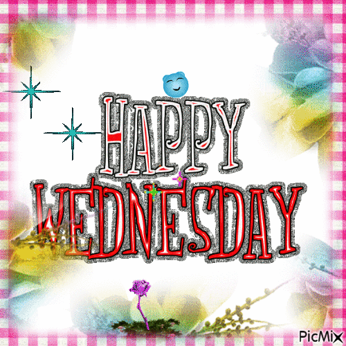 Happy Wednesday!  🙂 - Gratis animerad GIF