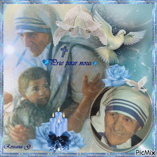 Madre Teresa Di Calcuta - Gratis animeret GIF