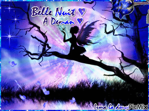 Belle nuit - Ingyenes animált GIF