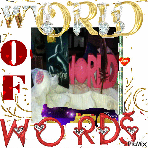 world of words - GIF animé gratuit