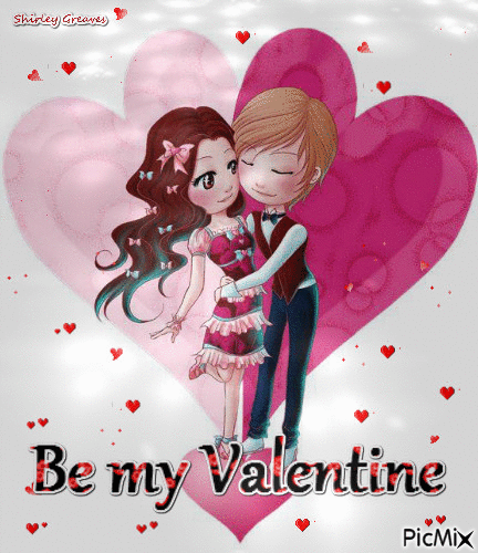 Be my Valentine - Ingyenes animált GIF