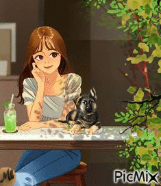 Mi cachorro - Animovaný GIF zadarmo