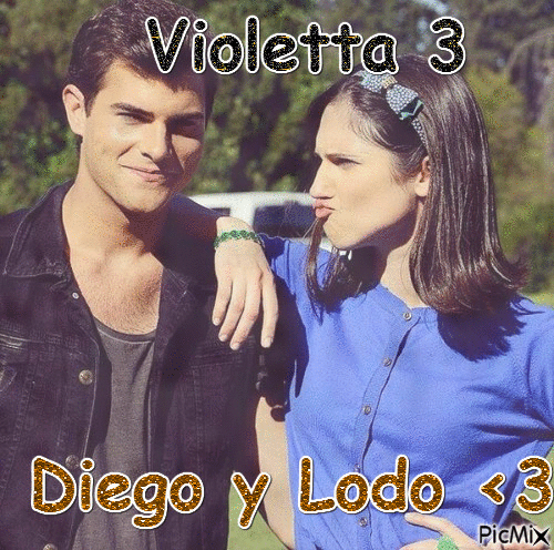 Violetta 3 coulisses - Diego et Lodo - Zdarma animovaný GIF