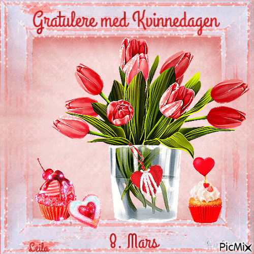 8. March. Happy Womens Day 9 - GIF animate gratis