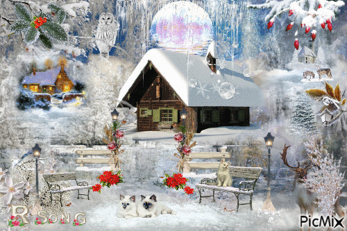 winter wonder land - Ingyenes animált GIF