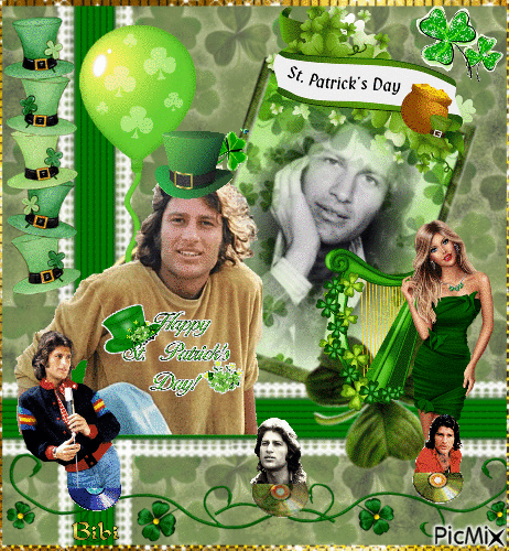 Happy Saint Patrick's day Mike Brant - Free animated GIF