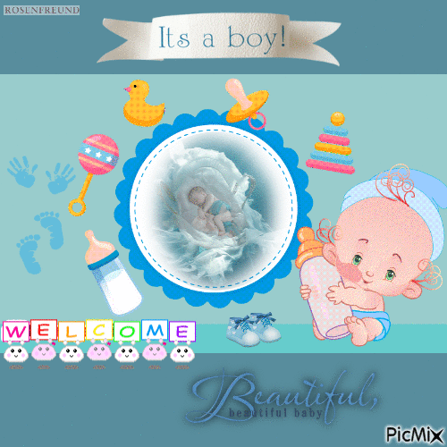 Welcome Baby - Ingyenes animált GIF