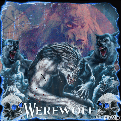 Blood Moon - Werewolf - Darmowy animowany GIF