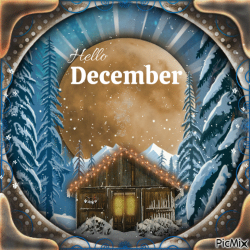Hello December-RM - GIF animé gratuit