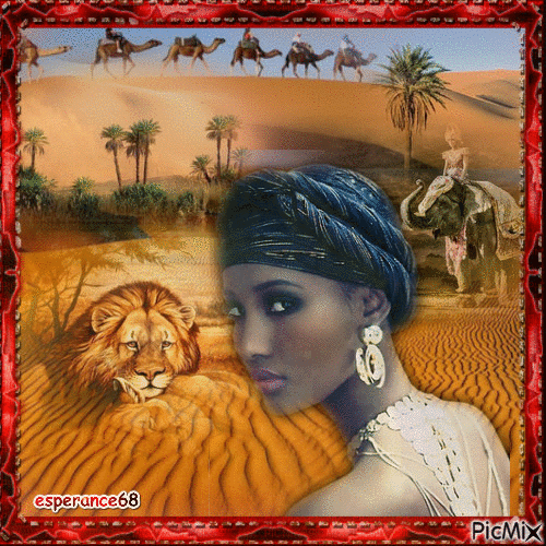 Zahra Princesse Africaine - Nemokamas animacinis gif