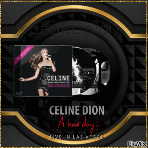 Celine Dion - Free animated GIF