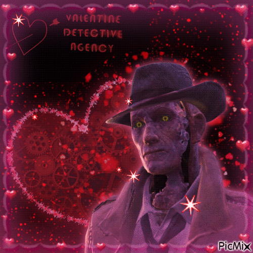 nick valentine fallout 4 - Бесплатный анимированный гифка