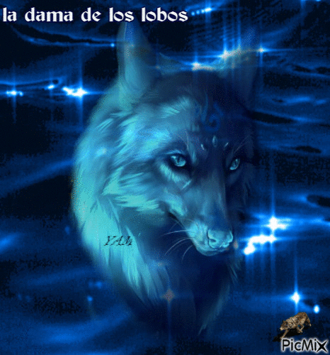 la dama  de los lobos - Ücretsiz animasyonlu GIF