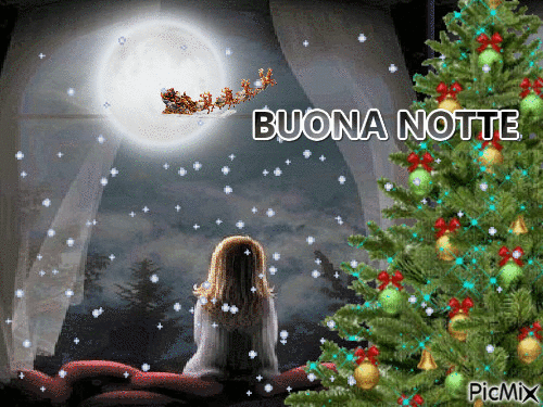 BUONA NOTTE - Zdarma animovaný GIF