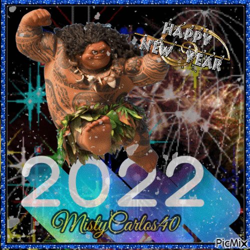 Happy New Year 2022 - GIF animasi gratis