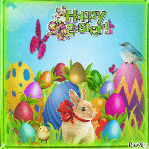 Happy Easter - 無料のアニメーション GIF